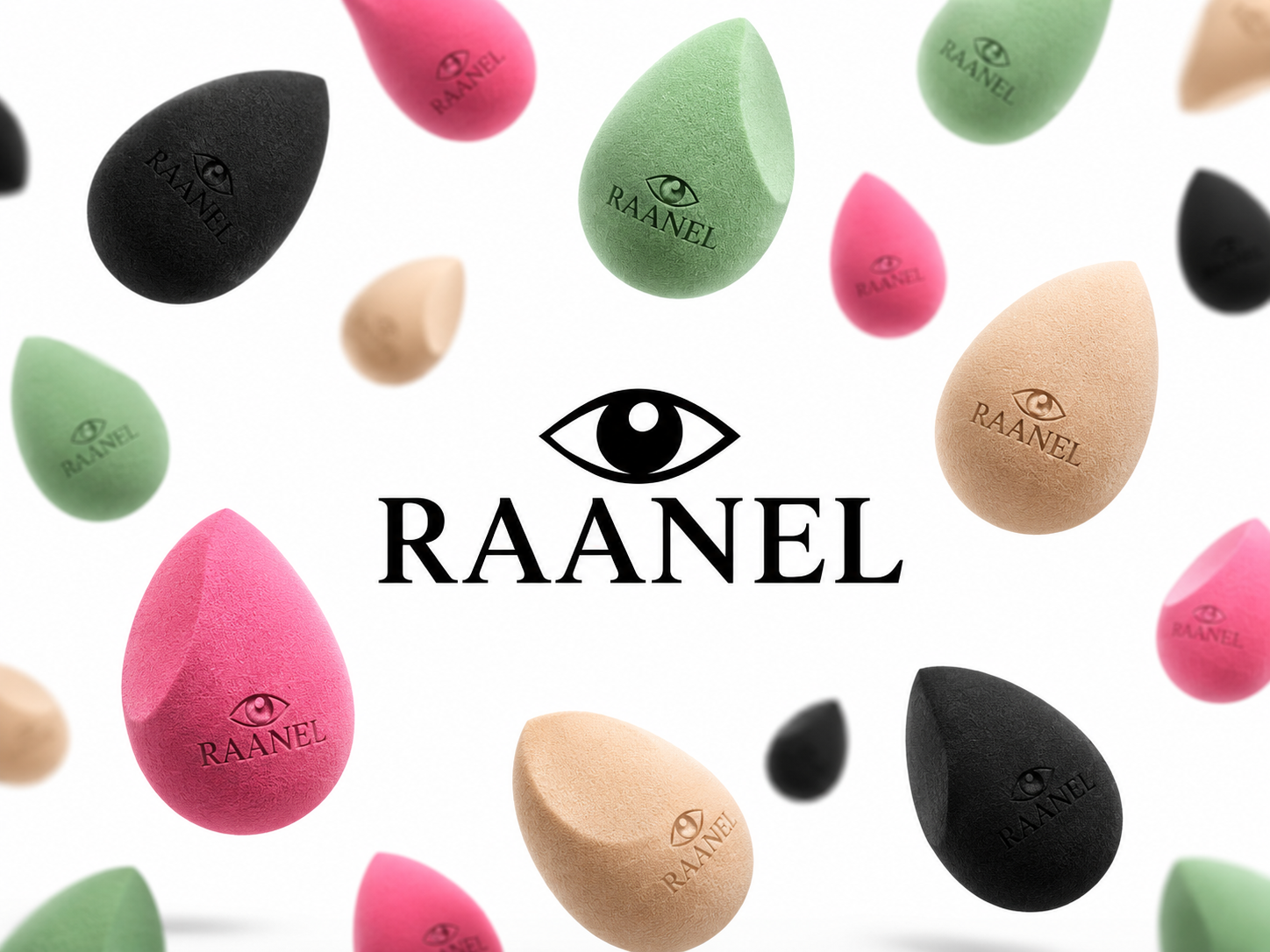 RAANEL Velvet + Traditional Makeup Sponges (2-Piece Set)