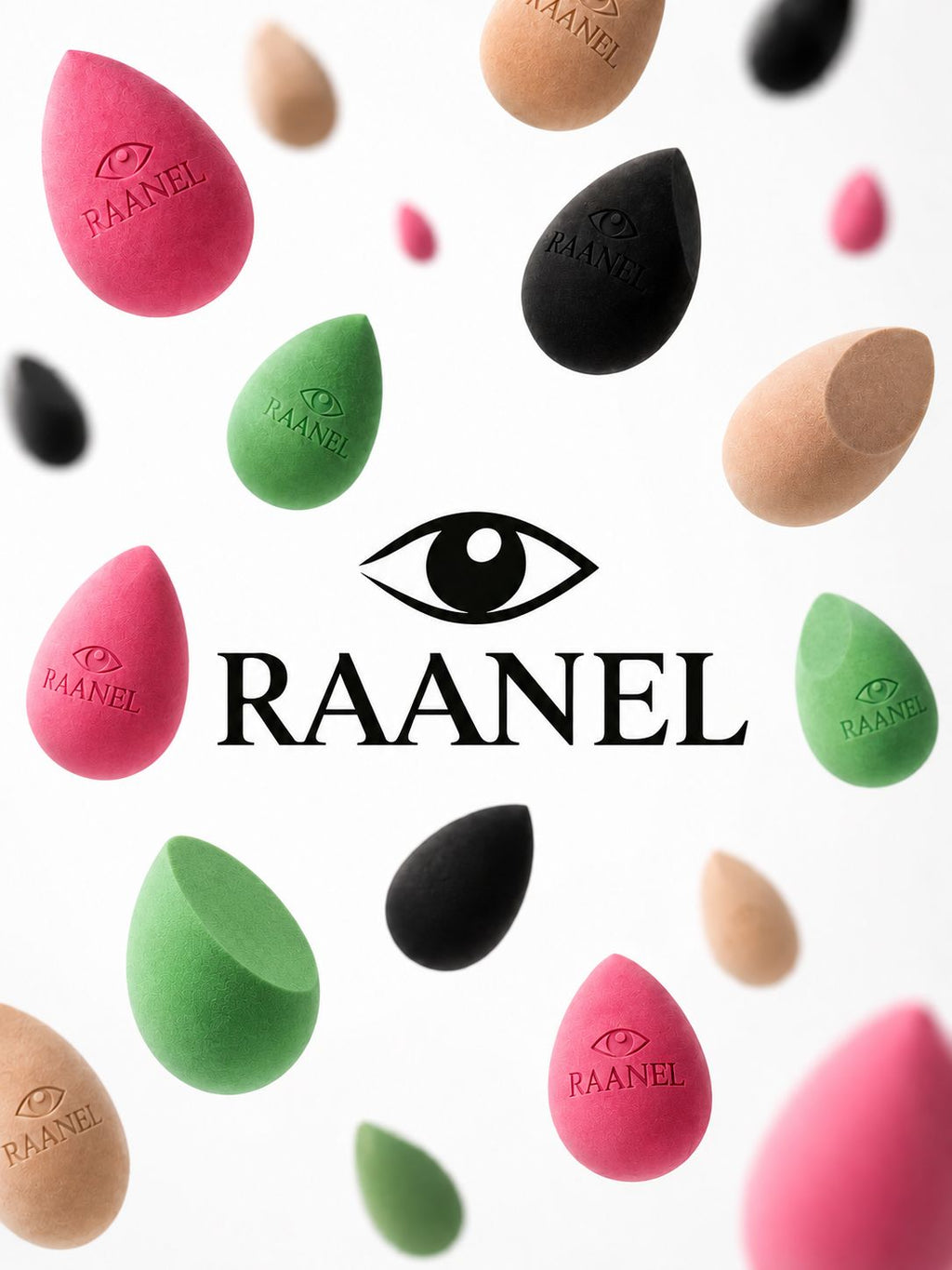 RAANEL Velvet + Traditional Makeup Sponges (2-Piece Set)